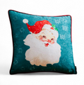 Vintage Santa Printed Cushion
