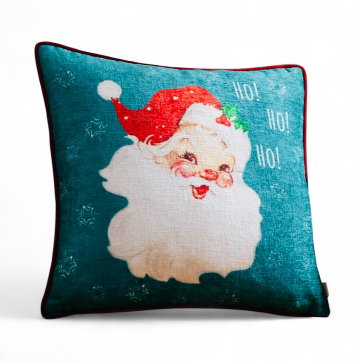 Vintage Santa Printed Cushion