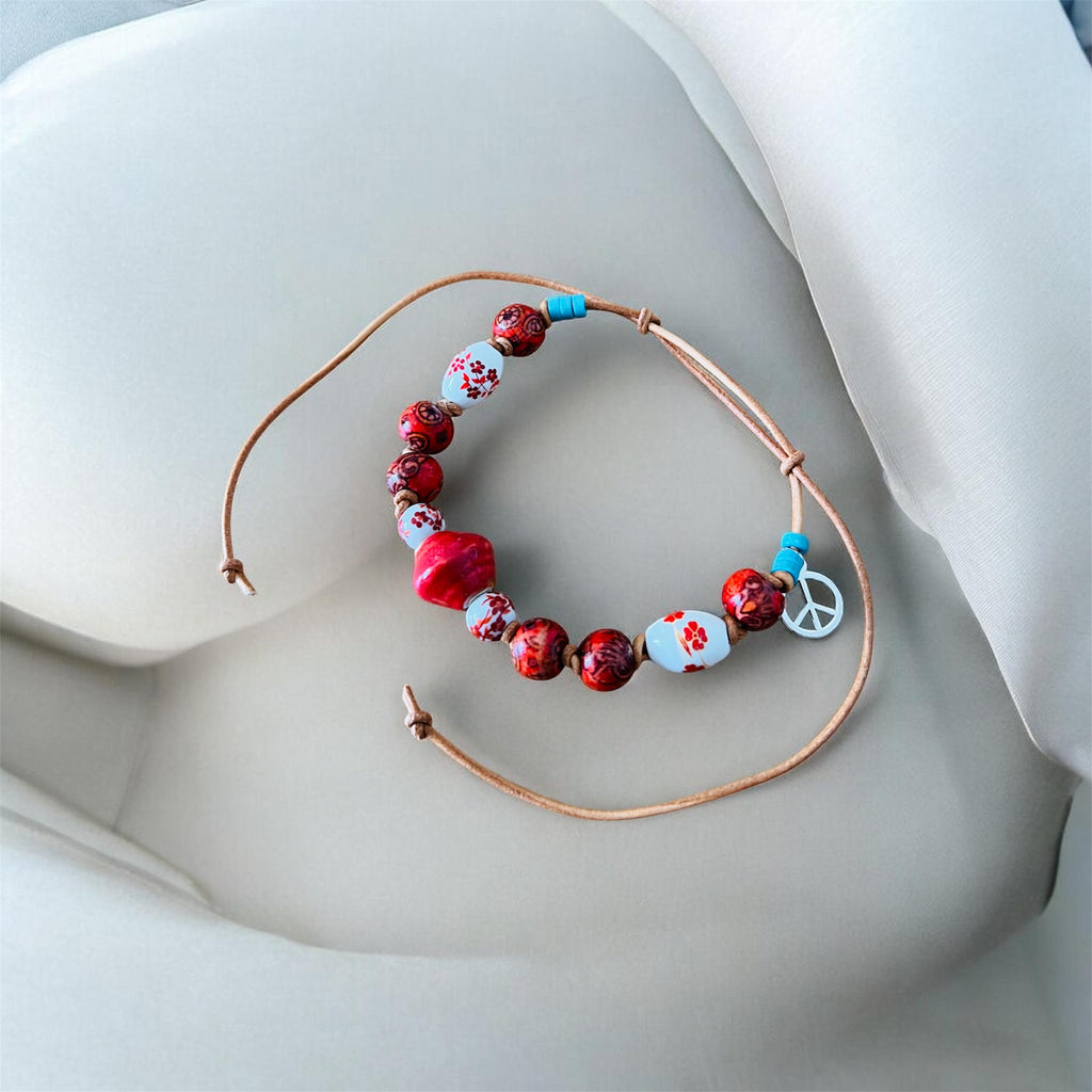 Amity Ceramic Beaded Bracelet