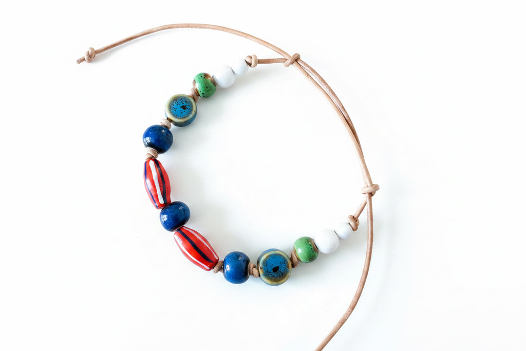 Stripe Beaded Bracelet