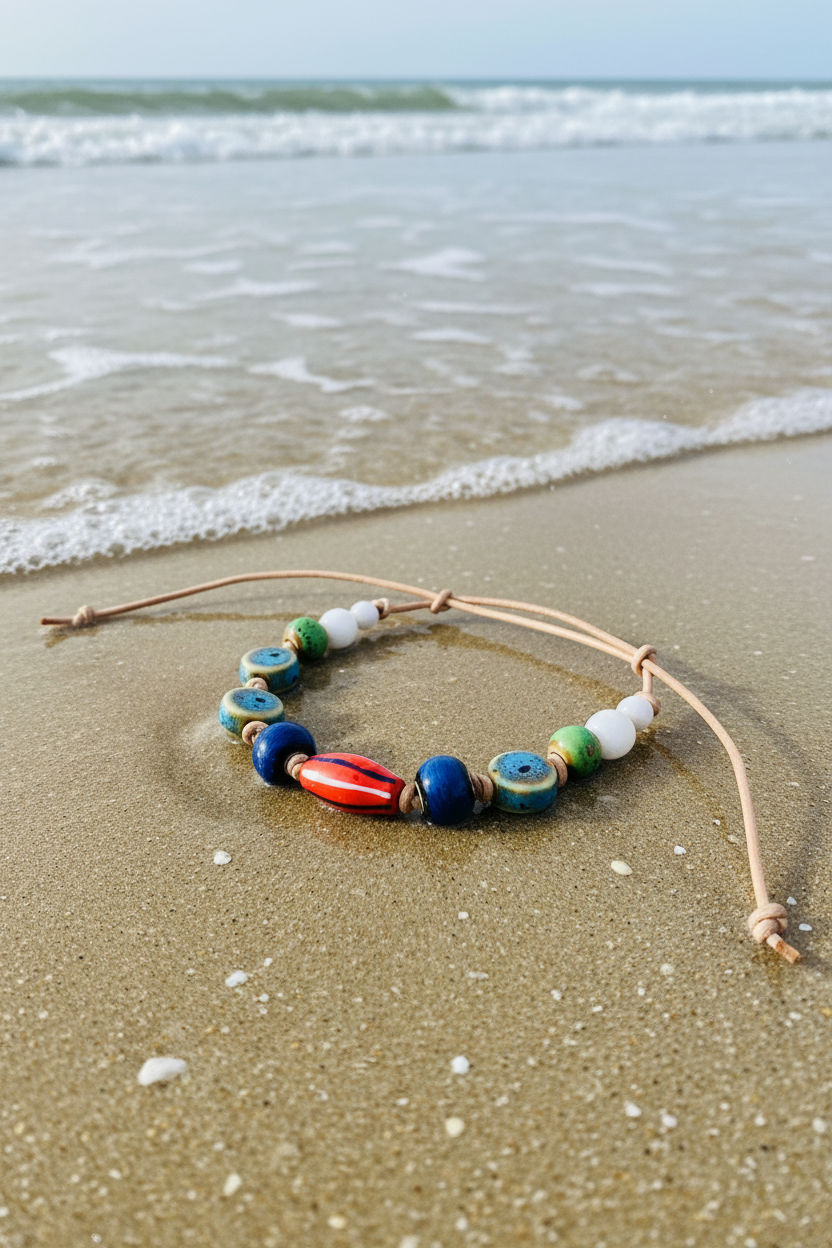 Stripe Beaded Bracelet
