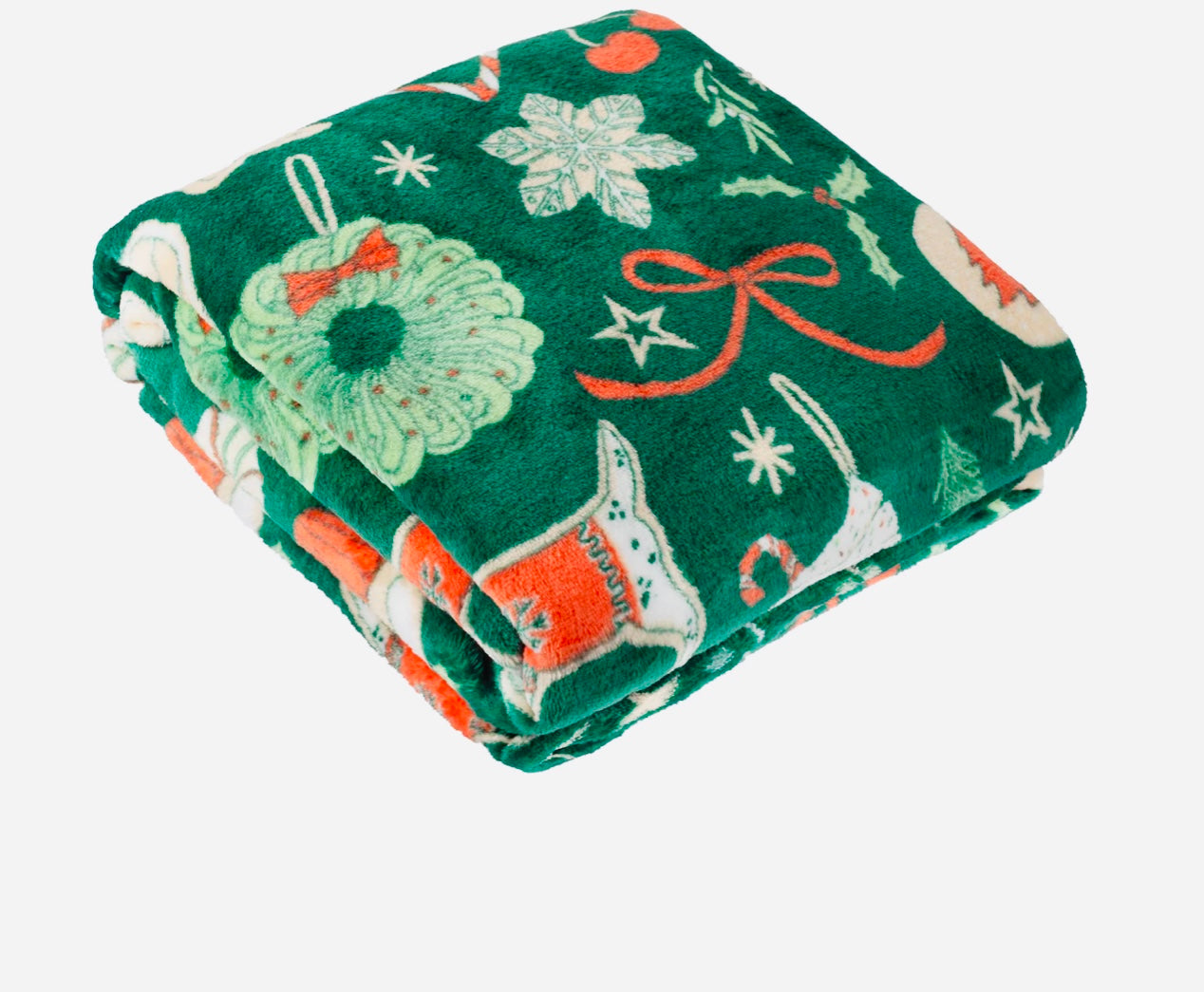 Festive Treats Printed Fleece Throw