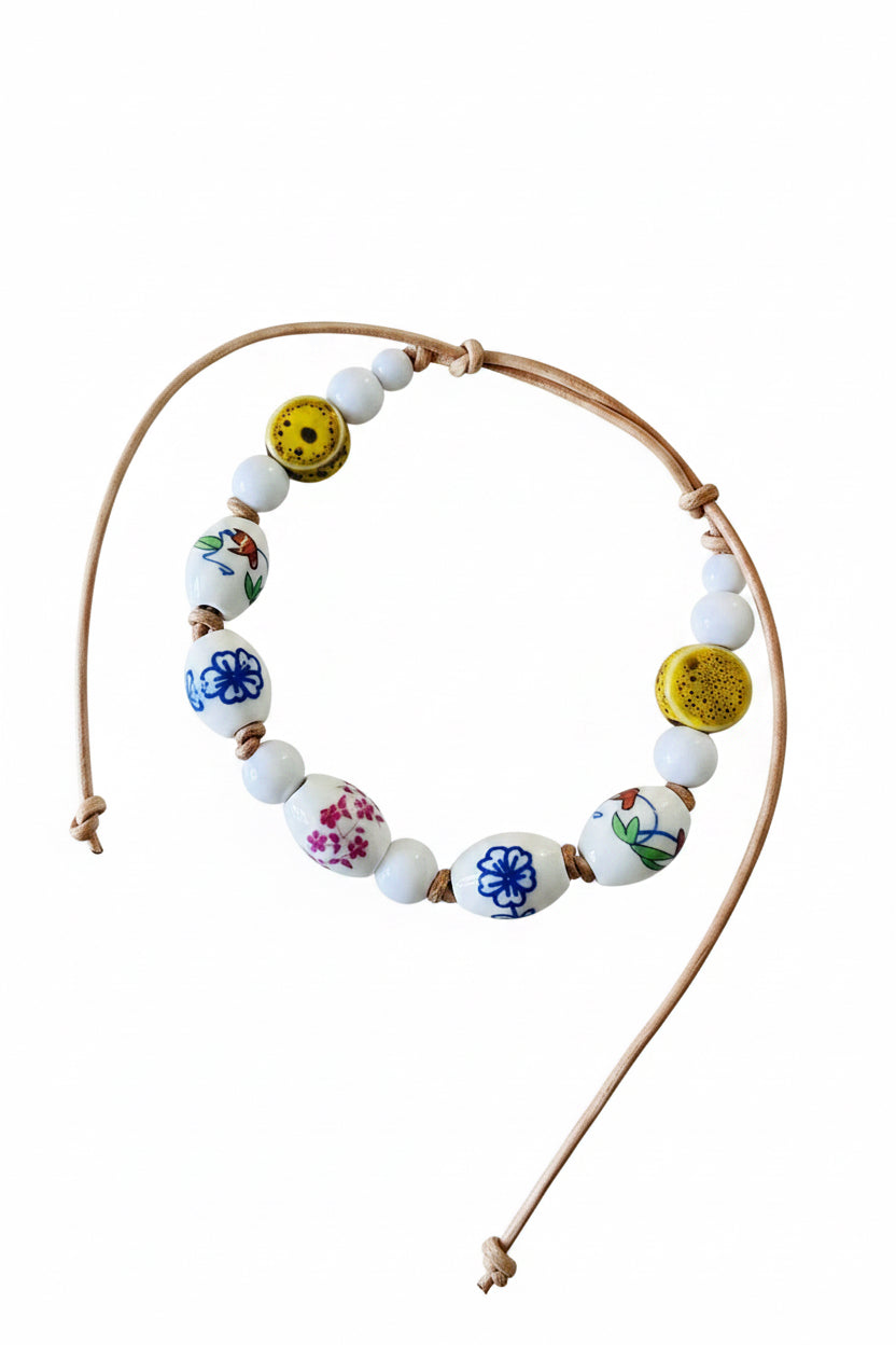 Flower Power Beaded Bracelet