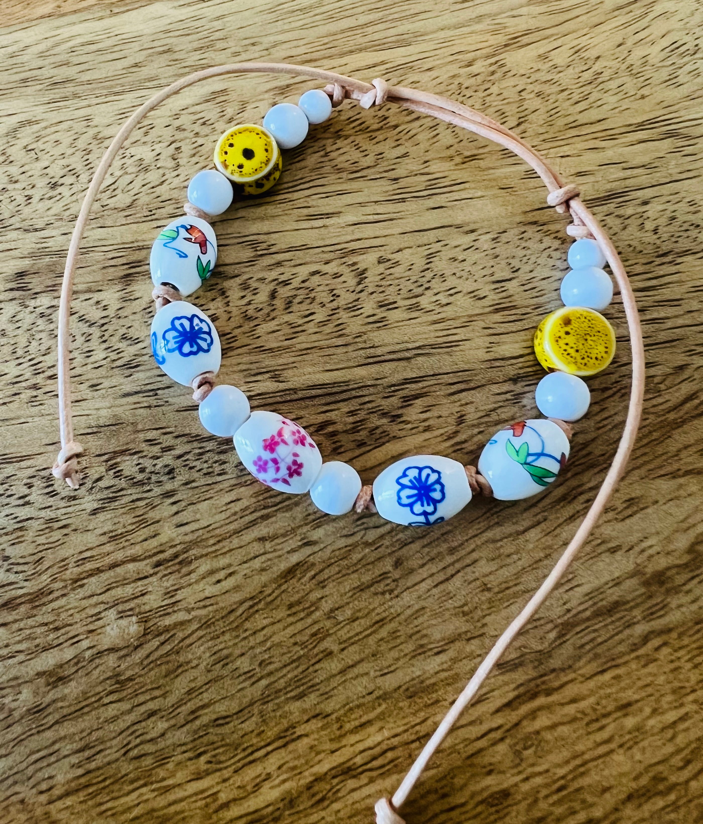 Flower Power Beaded Bracelet