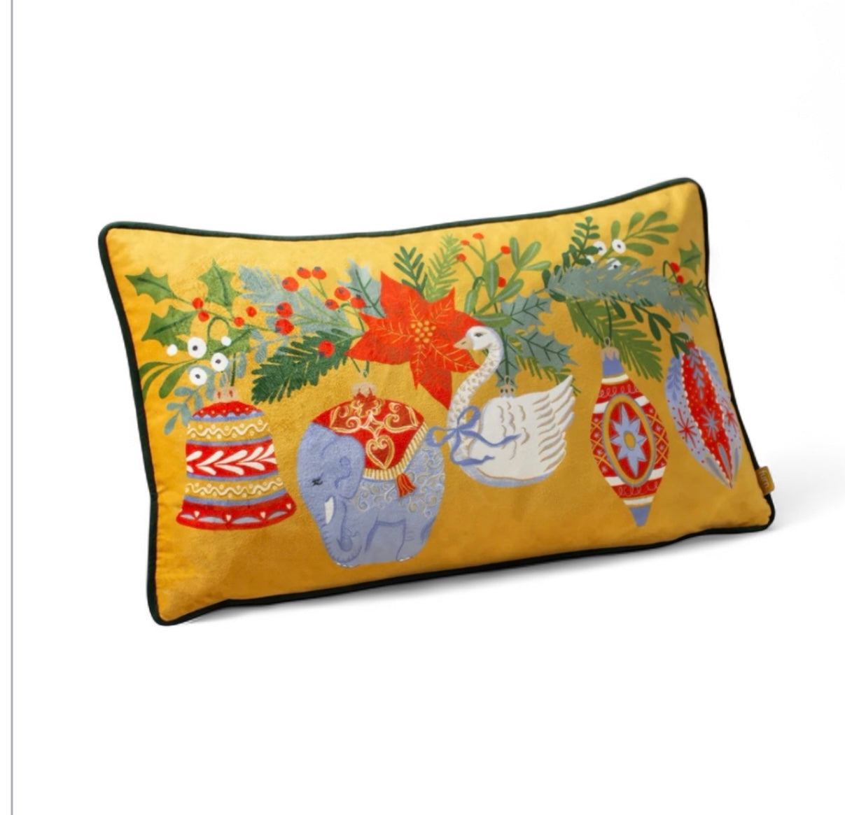 Deck The Halls Baubles Cushion