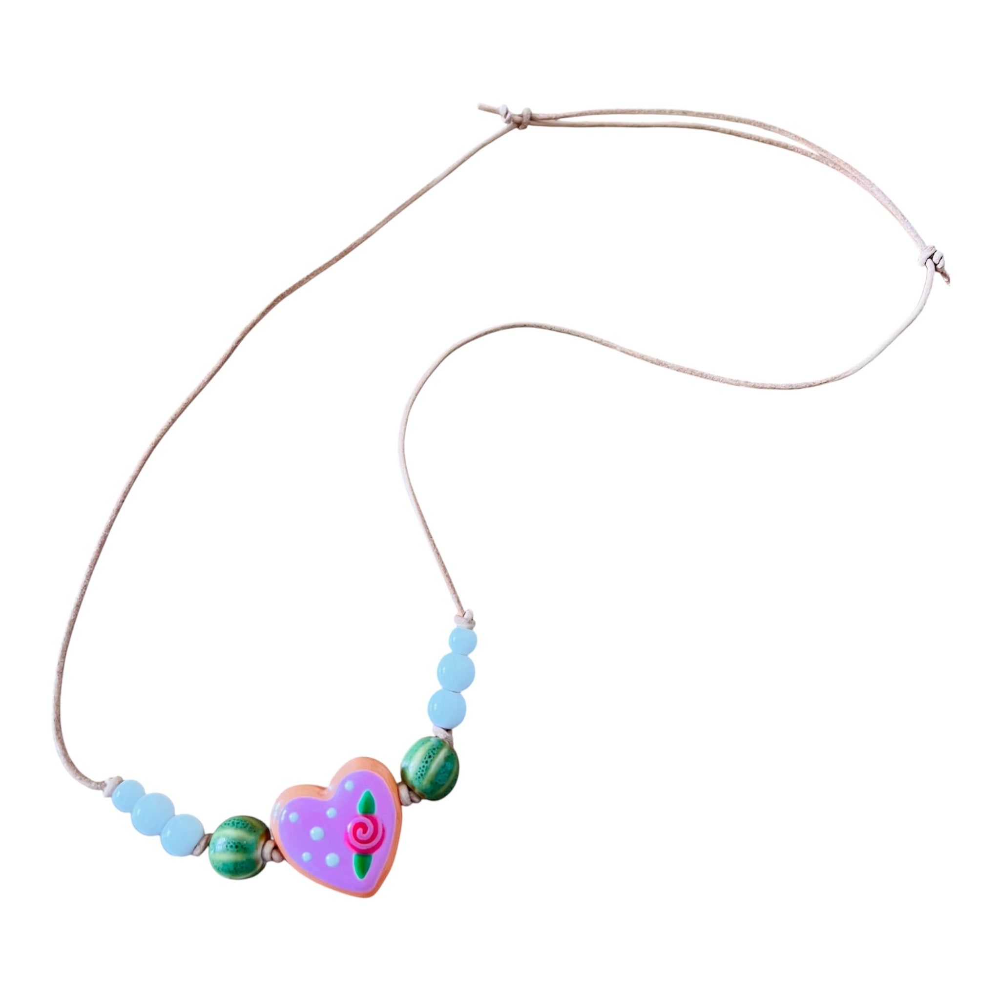 Sweetheart Beaded Necklace