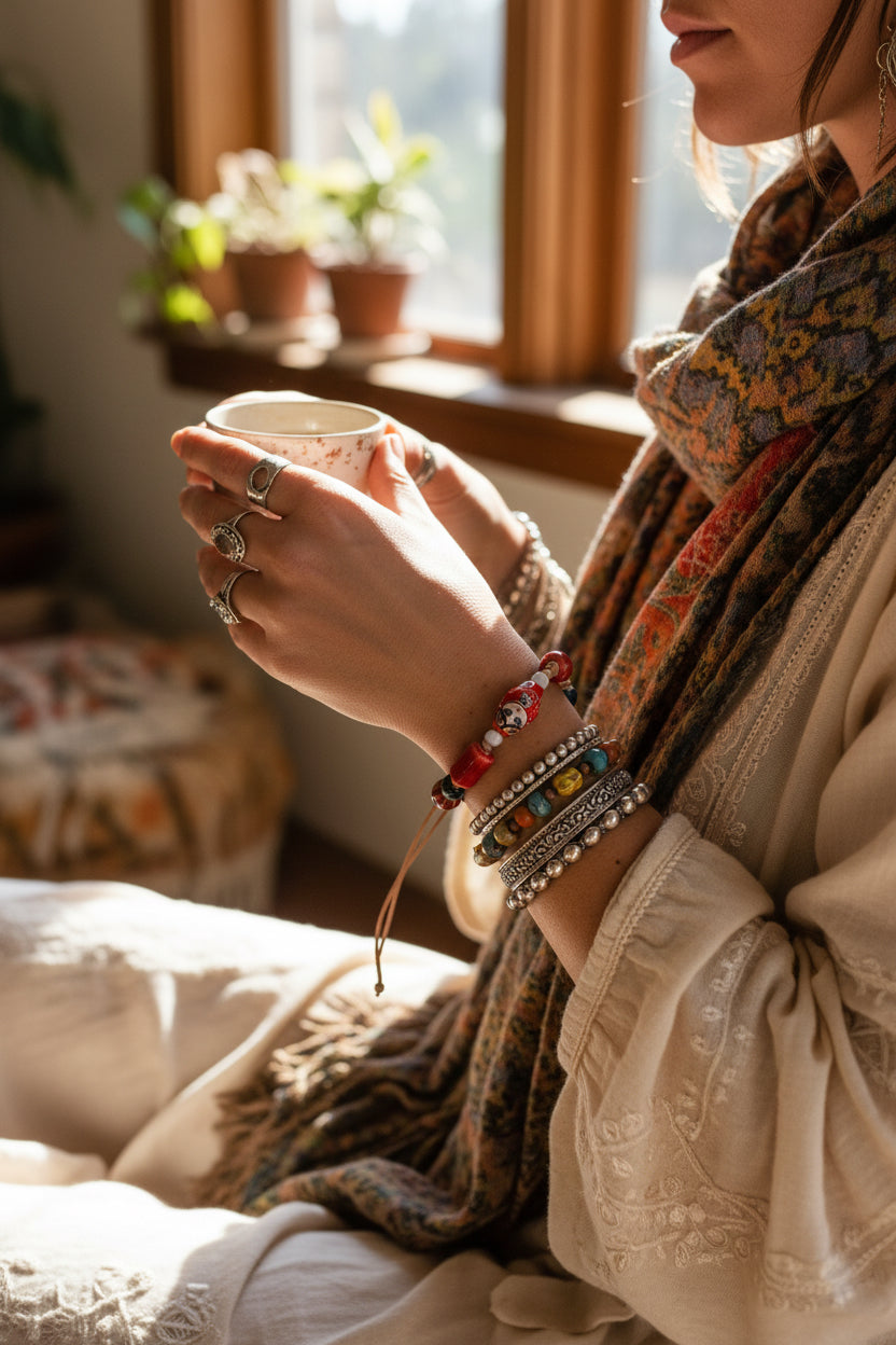 Matryoshka Ceramic Bracelet