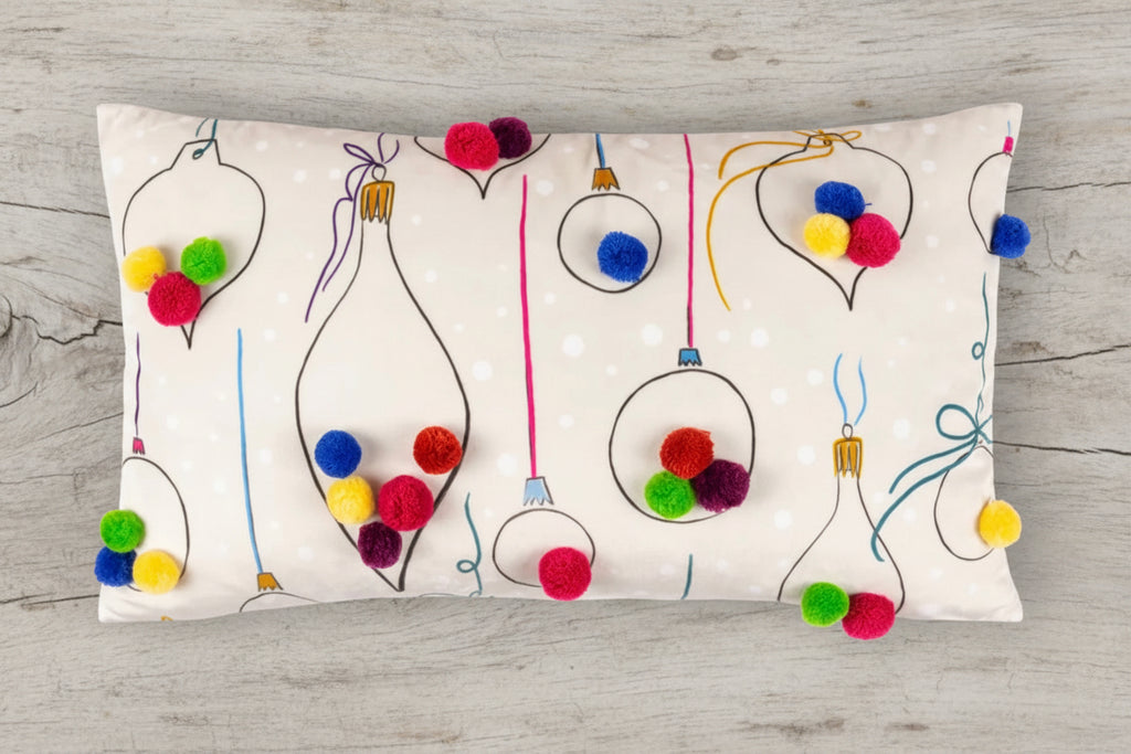 Festive-val Baubles Cushion