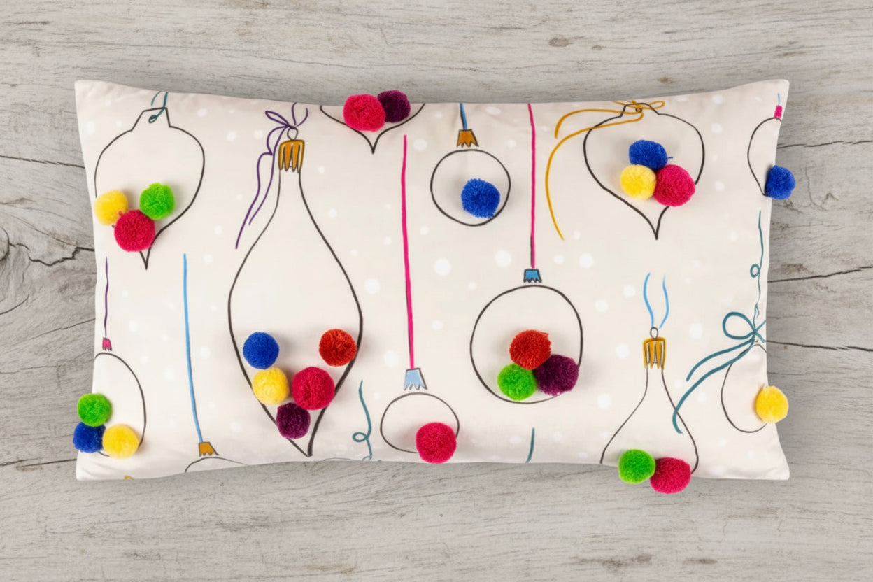Festive-val Baubles Cushion
