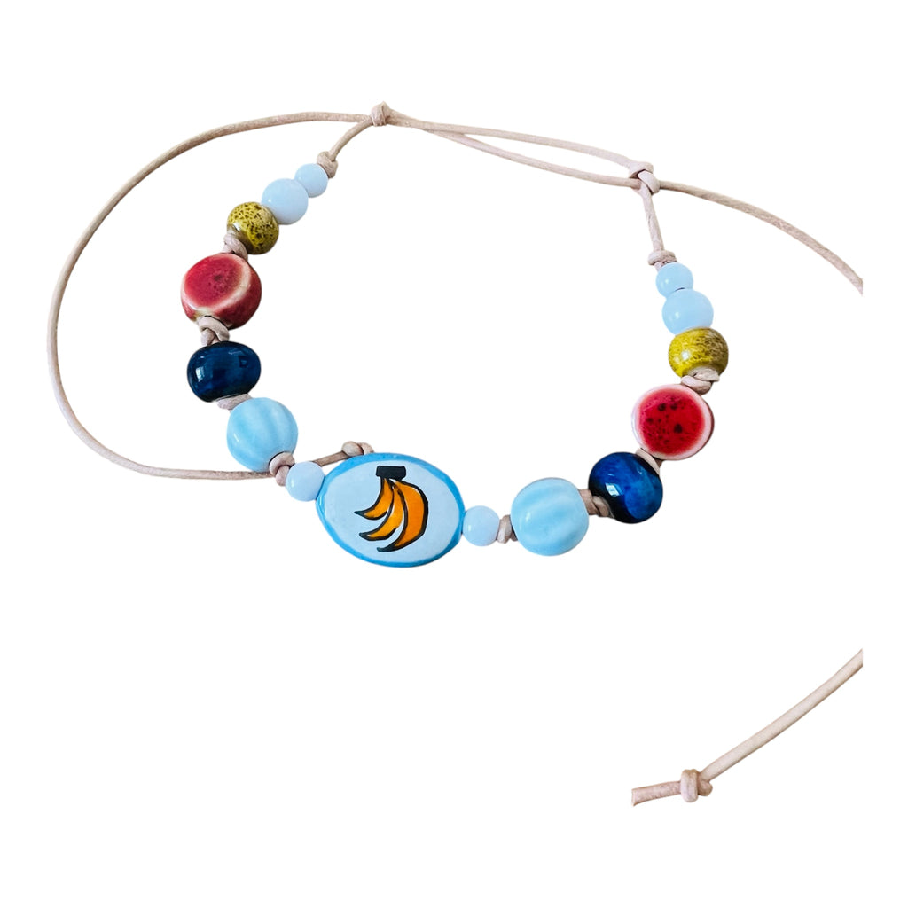 Banana Drama Ceramic Bracelet