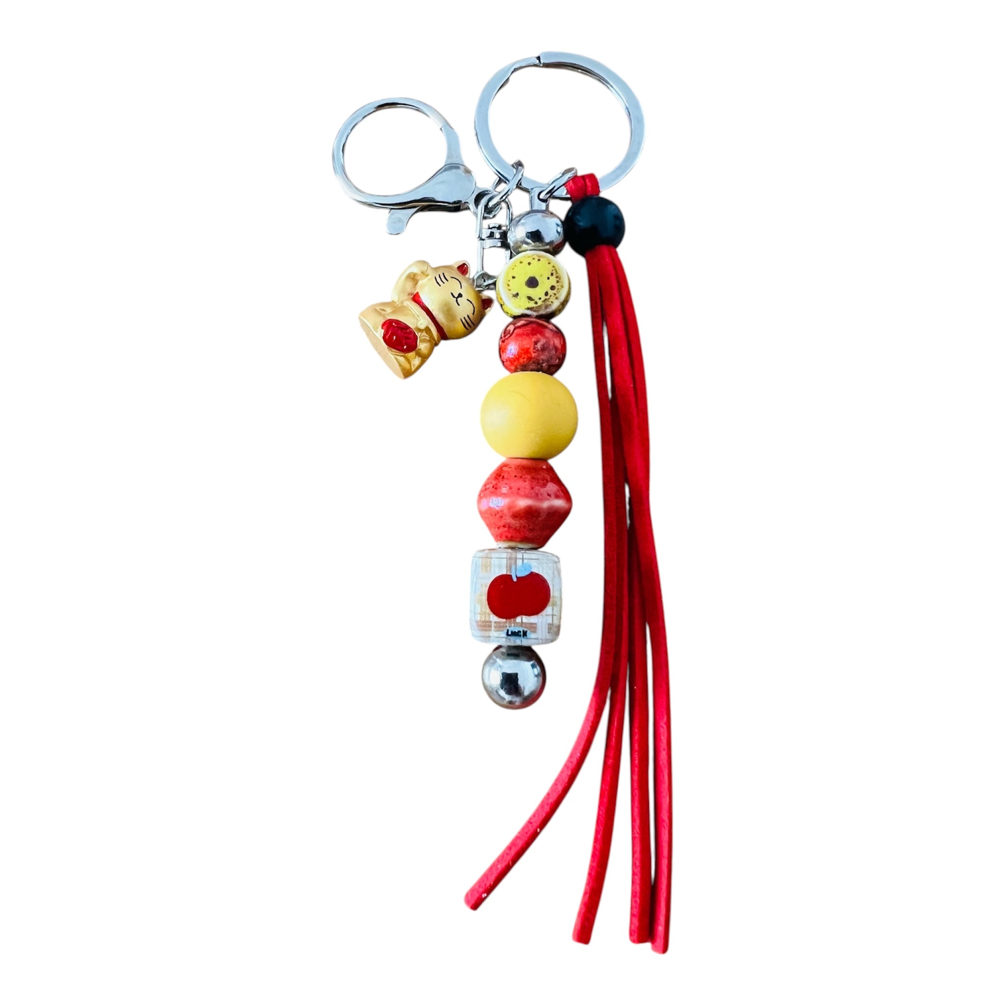 Maneki-neko Cat Keychain/Bag Accessory
