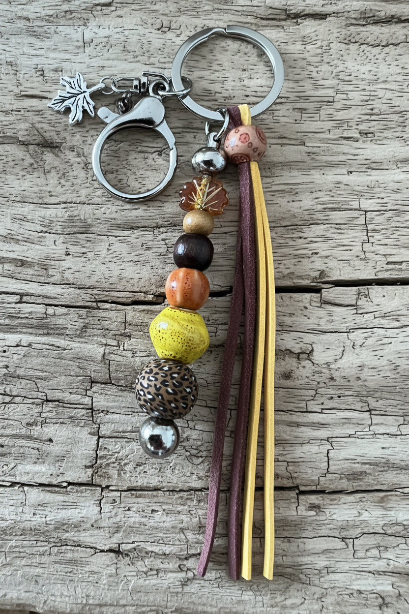 Autumn Maple Keychain/Bag Accessory