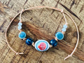 Pomegranate Ceramic Beaded Bracelet