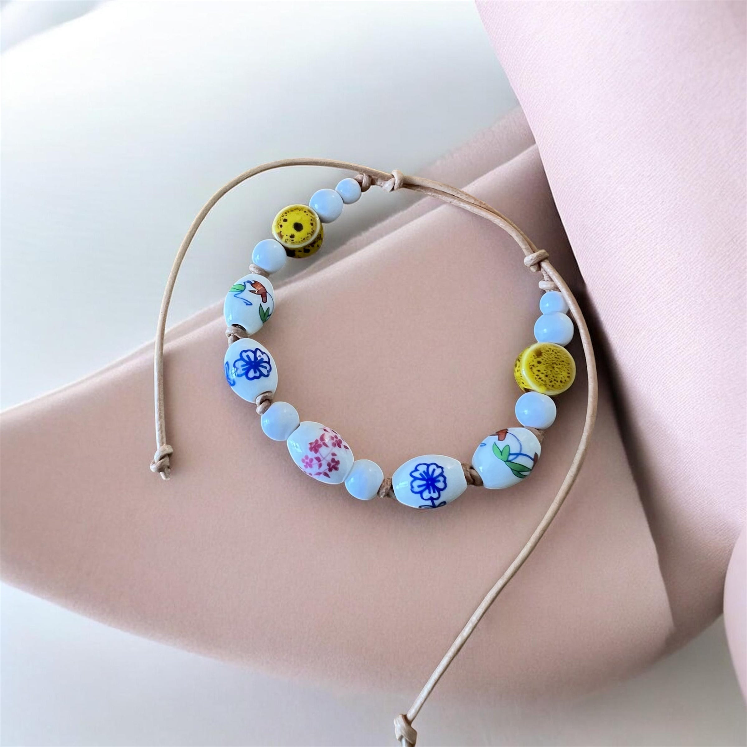 Flower Power Beaded Bracelet