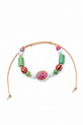 Cherry Ceramic Beaded Bracelet