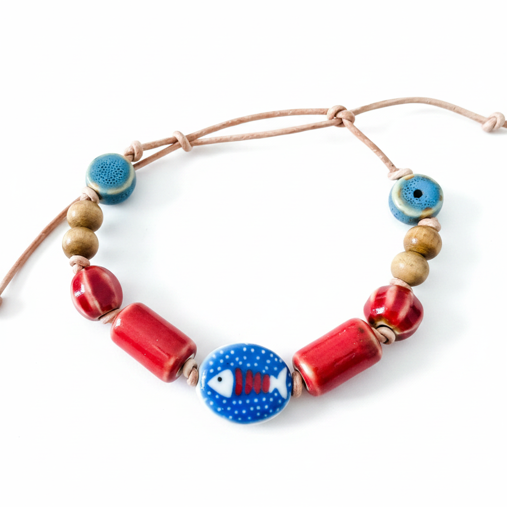 Little Tiddler Ceramic Beaded Bracelet