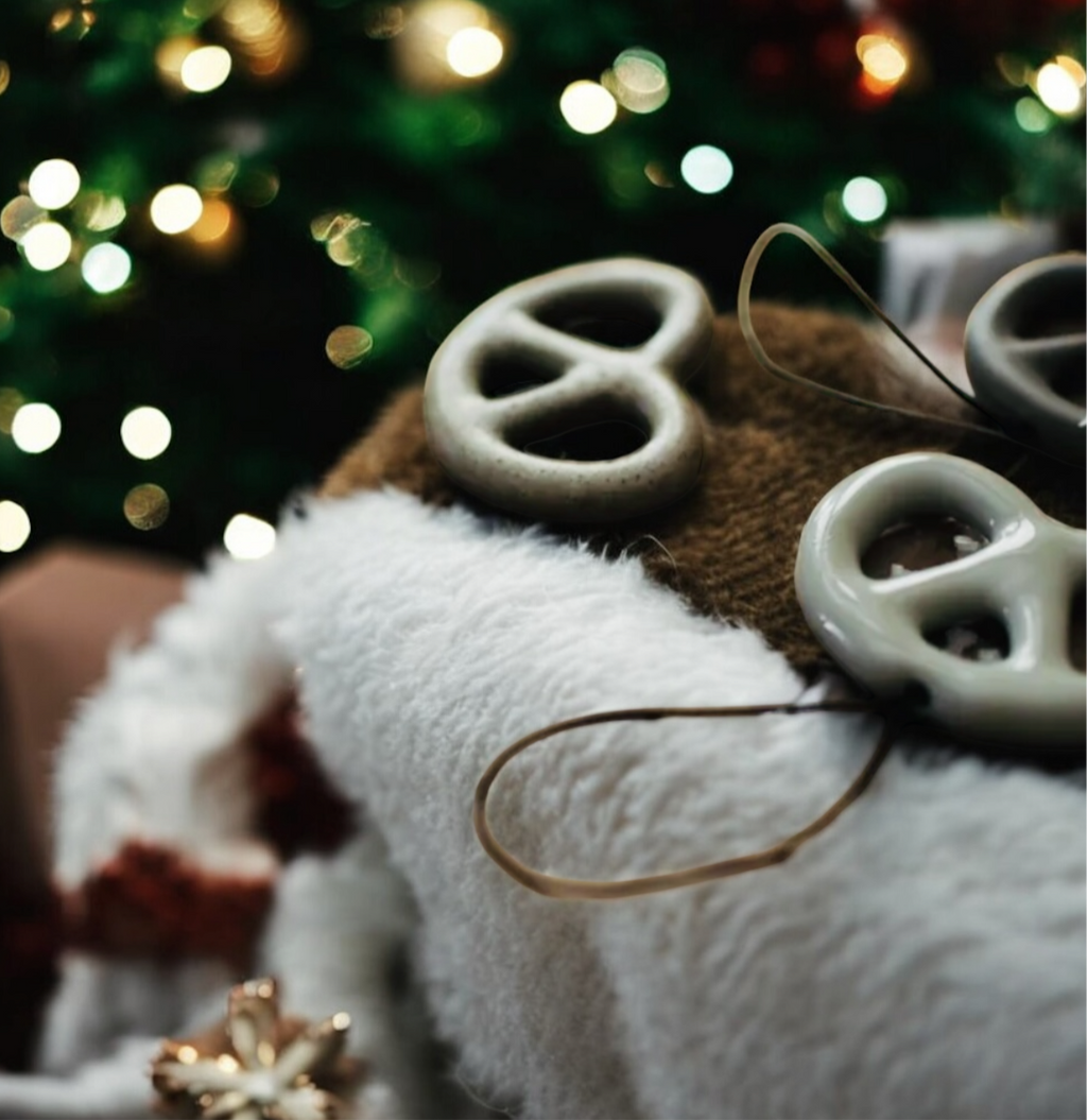 Hanging Pretzel Decoration