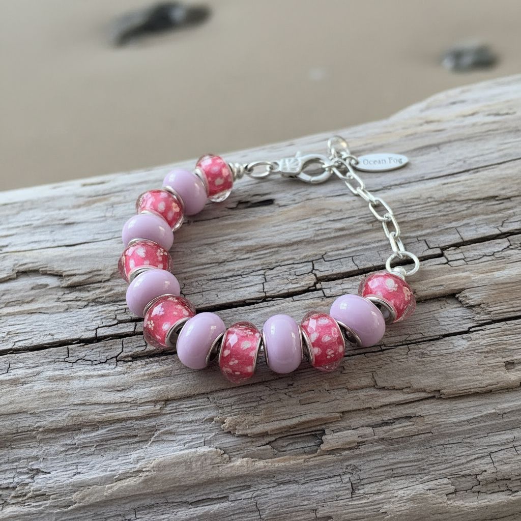 Adjustable Beaded Snake Chain Bracelet