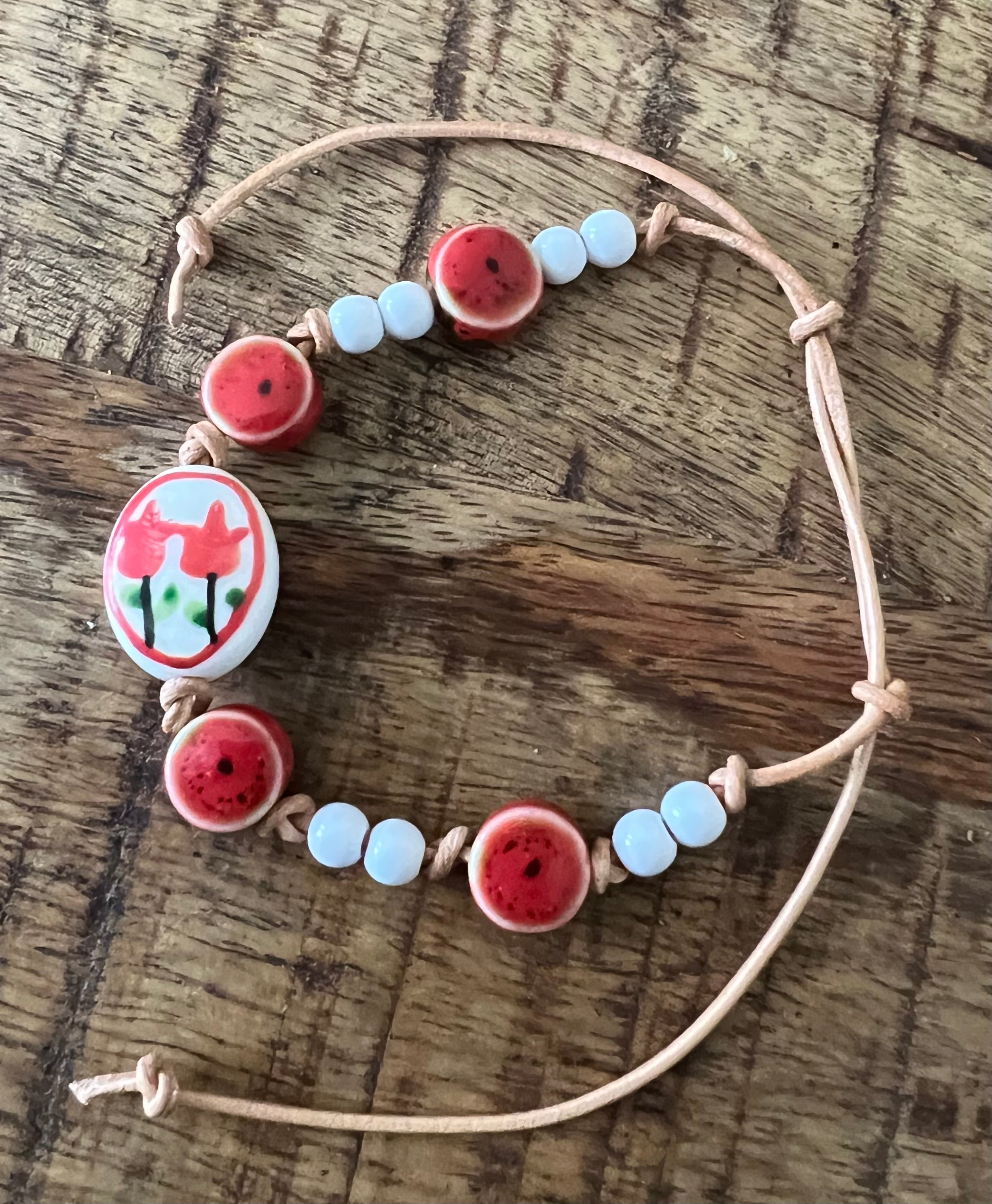 Ceramic Tulip Bracelet