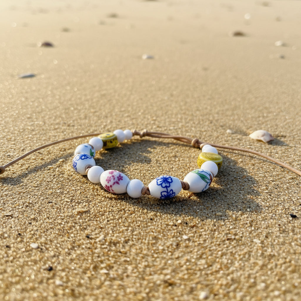 Flower Power Beaded Bracelet