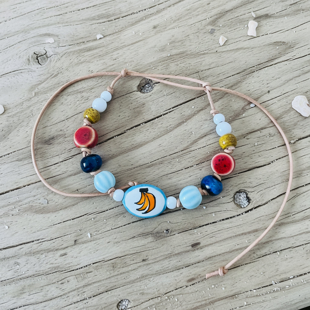 Banana Drama Ceramic Bracelet