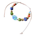 Hydrangea Ceramic Beaded Bracelet