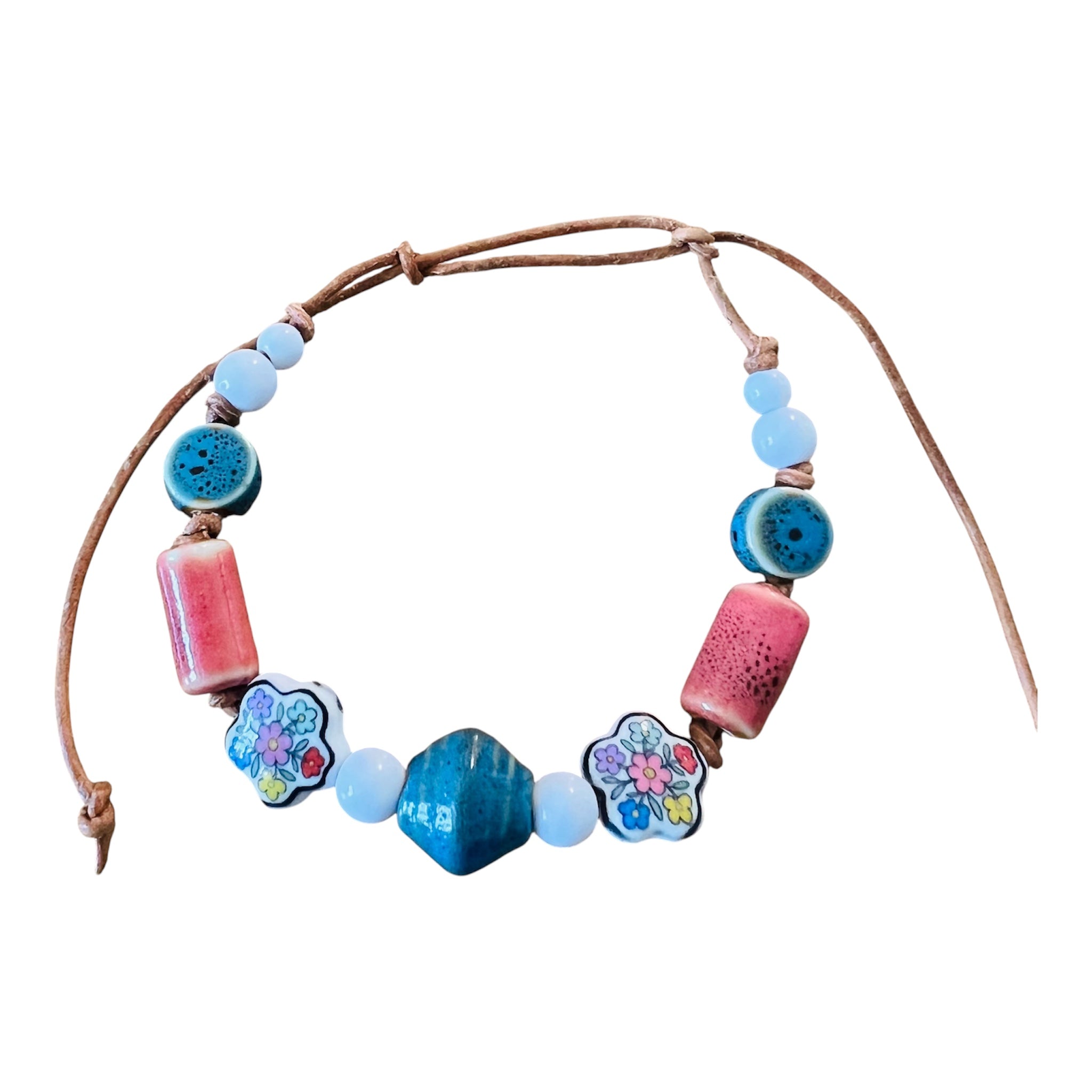 Tiny Posey Ceramic Beaded Bracelet
